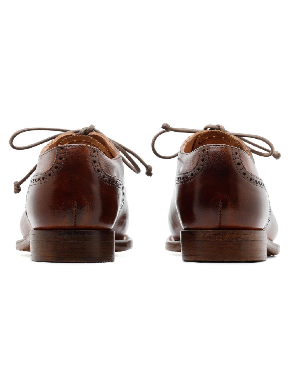Silvano Sassetti Scarpe stringate Lione in pelle marrone Novità