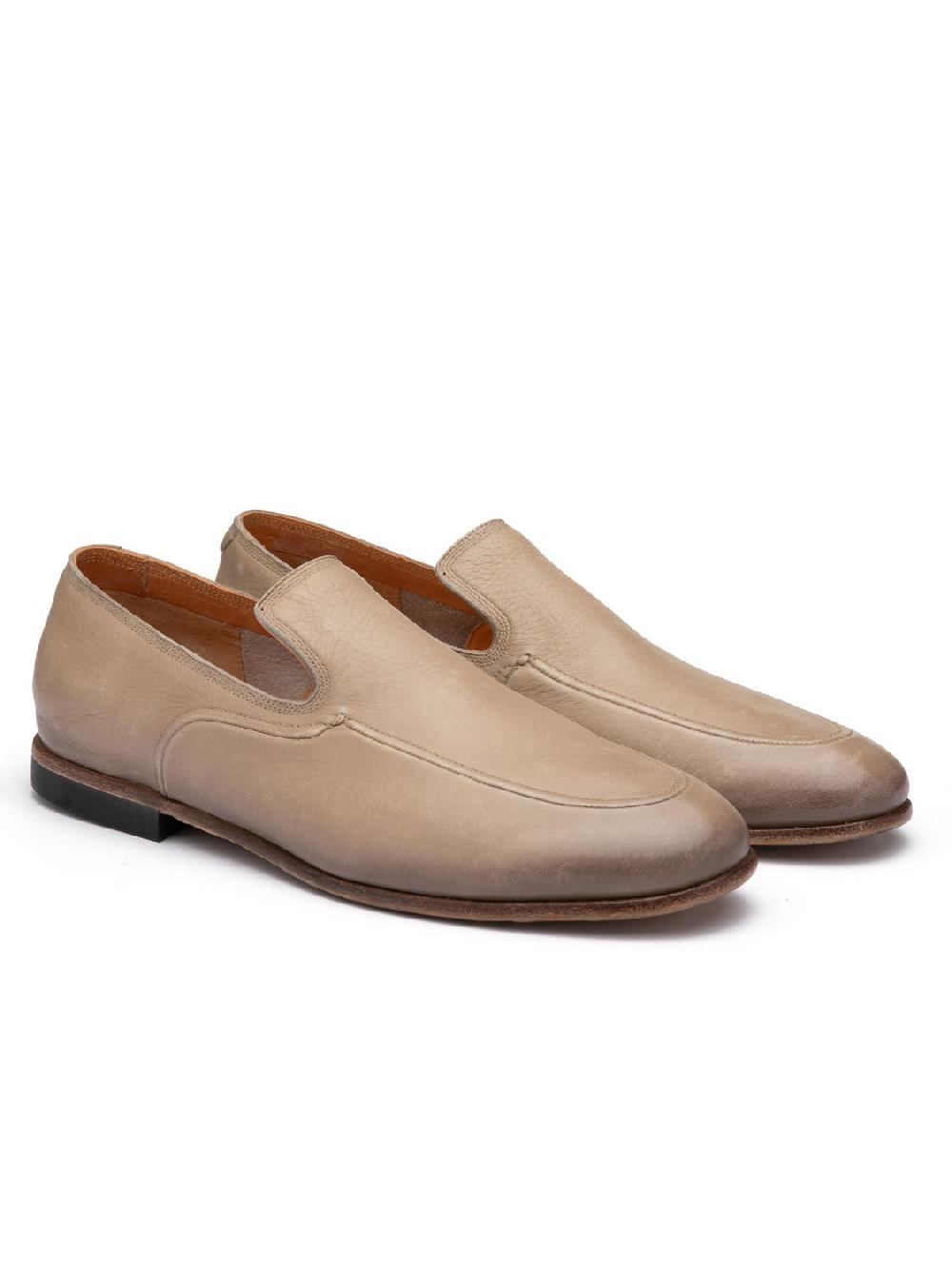 Silvano Sassetti Mocassini in pelle color crema Outlet