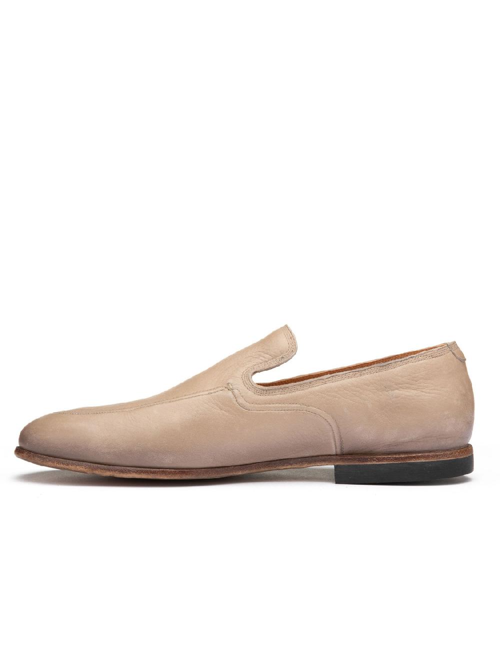 Silvano Sassetti Mocassini in pelle color crema Outlet
