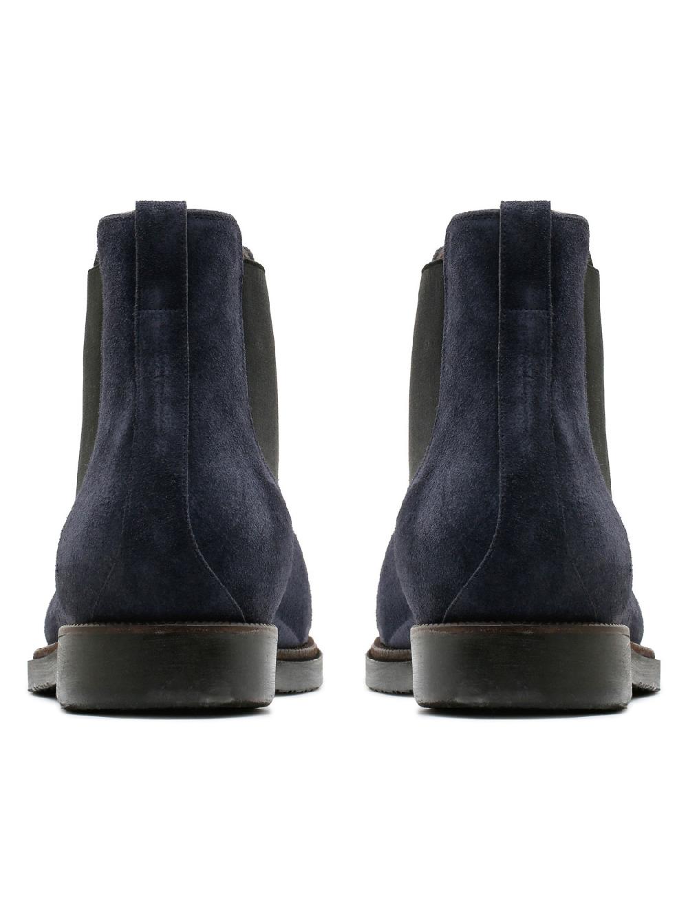 Silvano Sassetti Stivaletti in suede blu Vendita Calda