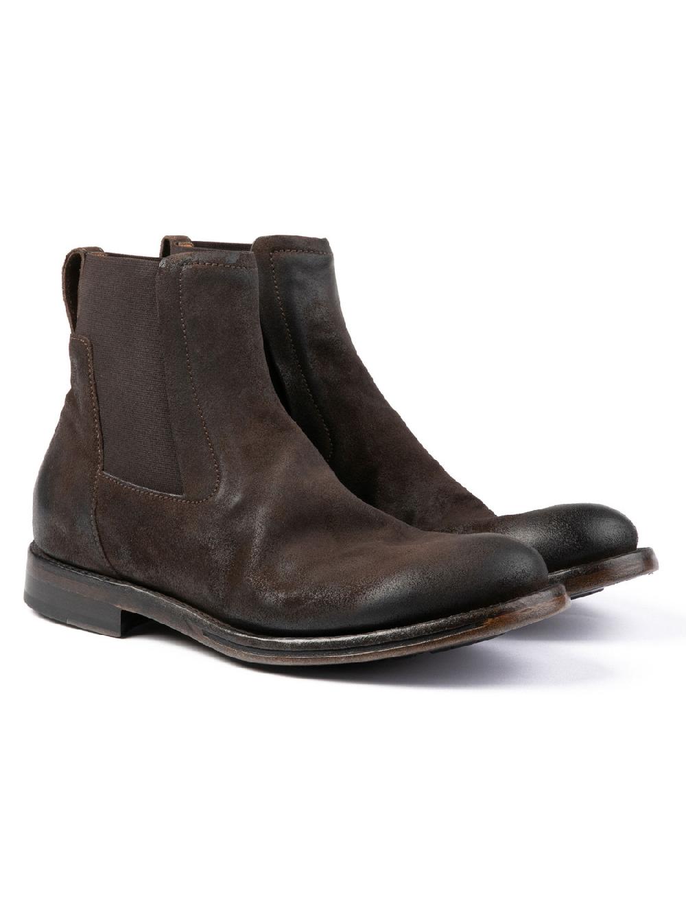 Silvano Sassetti Stivaletti in suede marrone Fino Al -60%