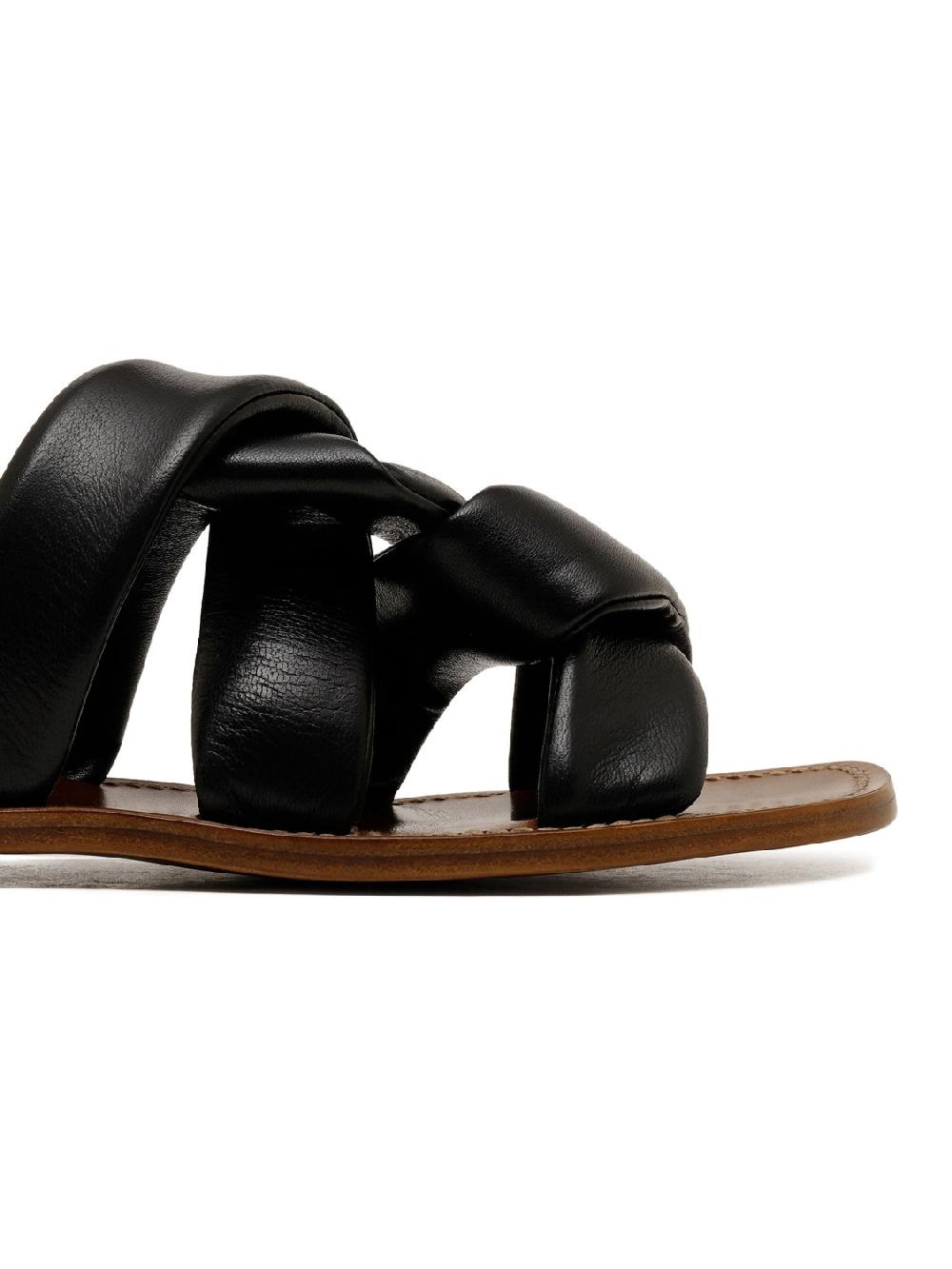 Silvano Sassetti Sandali in pelle nera Offerta