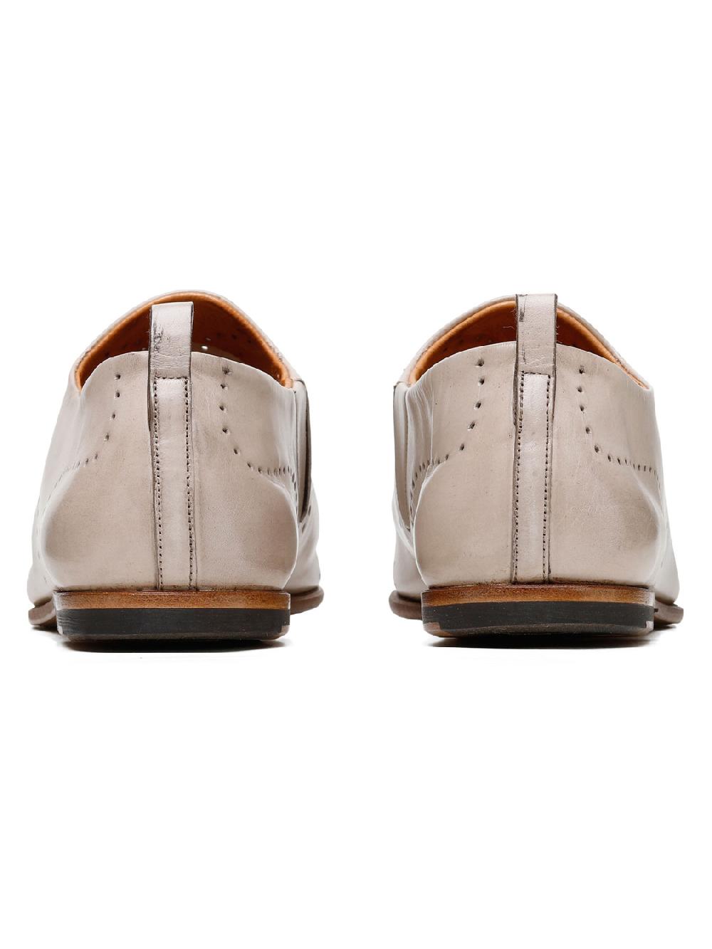 Silvano Sassetti Slippers in pelle color crema Spedizione Gratuita