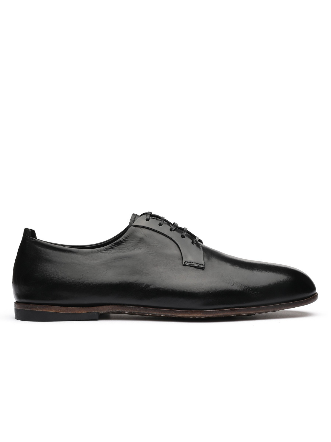 Silvano Sassetti Scarpe Derby in pelle nera Qualità Garantita