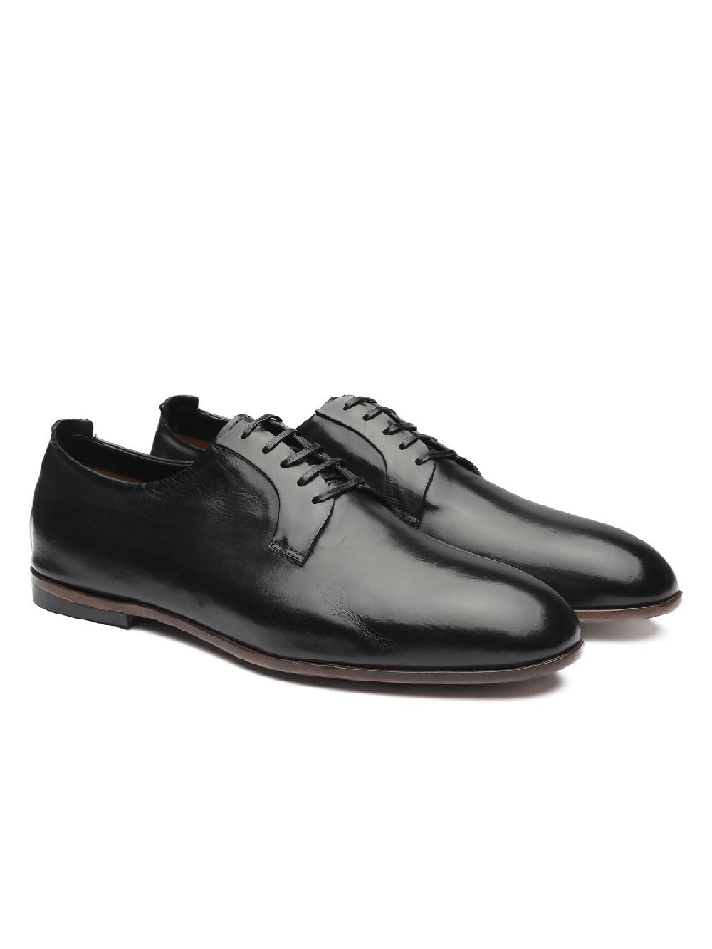 Silvano Sassetti Scarpe Derby in pelle nera Qualità Garantita