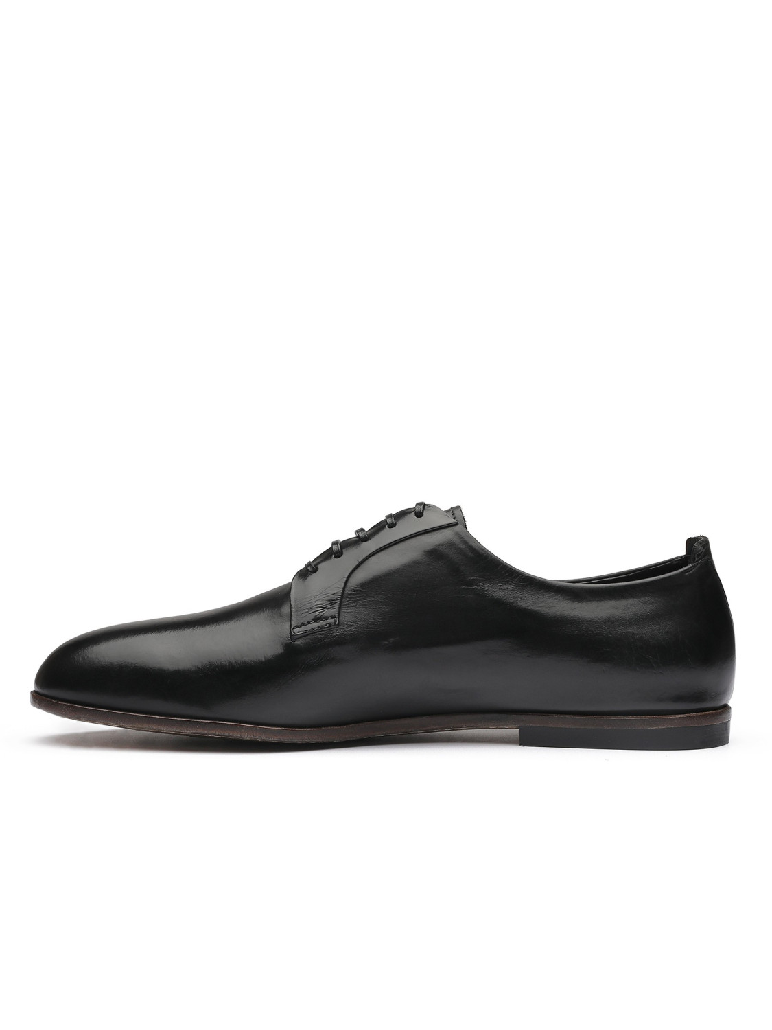 Silvano Sassetti Scarpe Derby in pelle nera Qualità Garantita