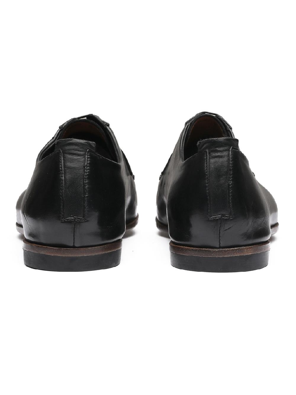 Silvano Sassetti Scarpe Derby in pelle nera Qualità Garantita