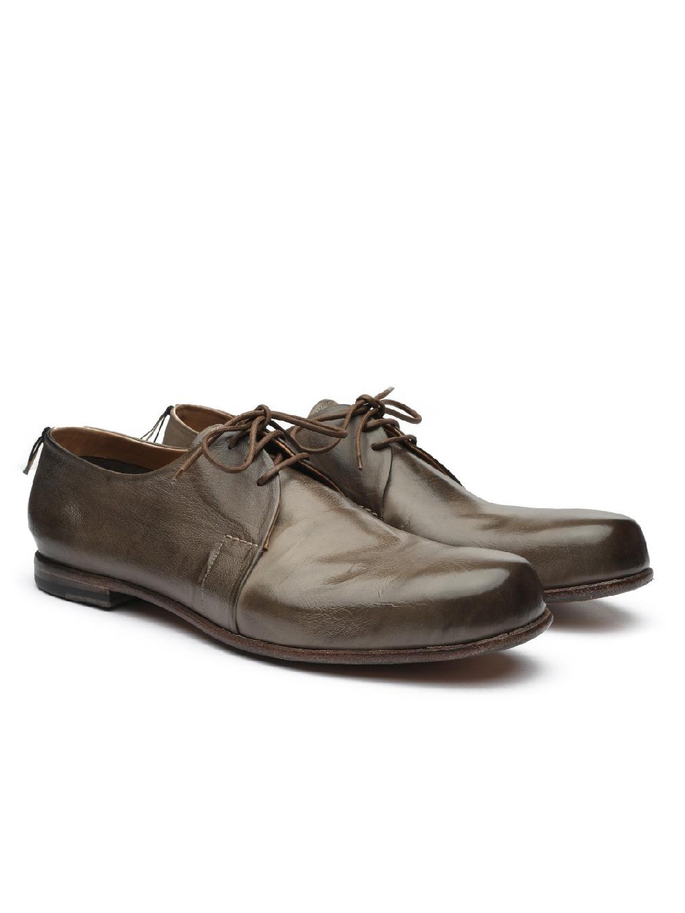Silvano Sassetti Scarpe Derby in pelle grigia Negozi Online