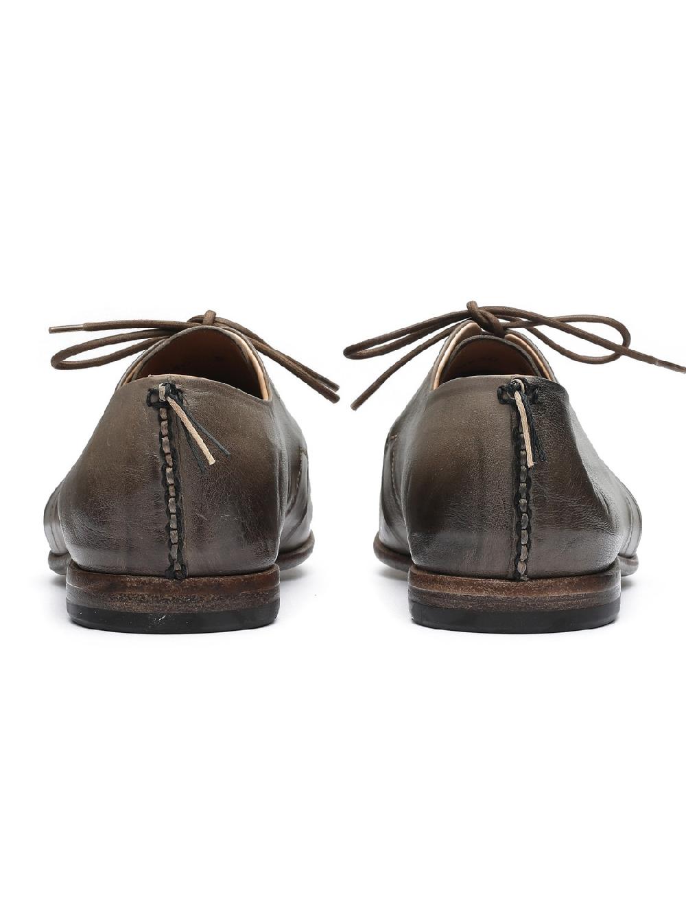 Silvano Sassetti Scarpe Derby in pelle grigia Negozi Online