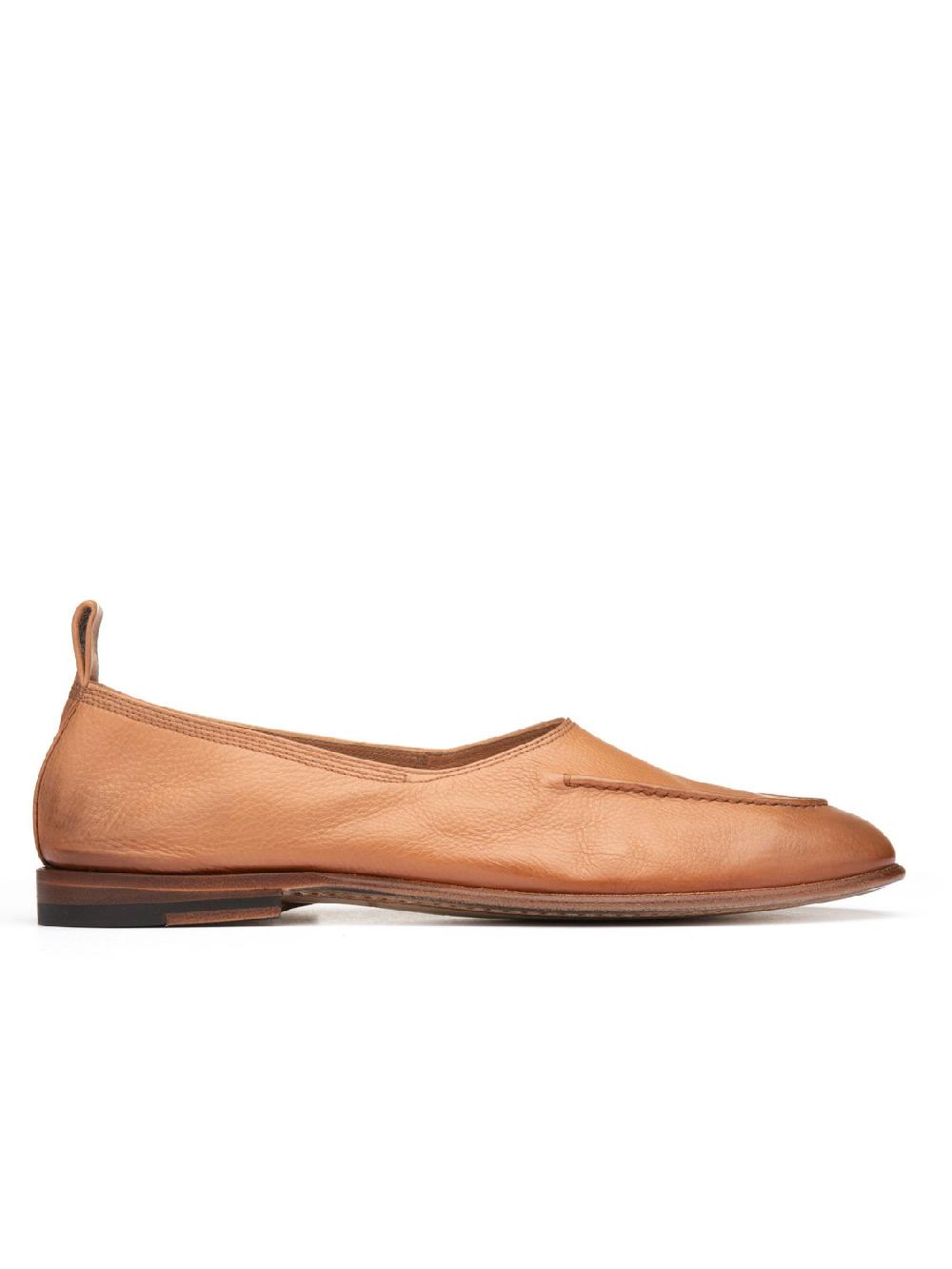 Silvano Sassetti Slippers in pelle color caramello Fino Al -60%