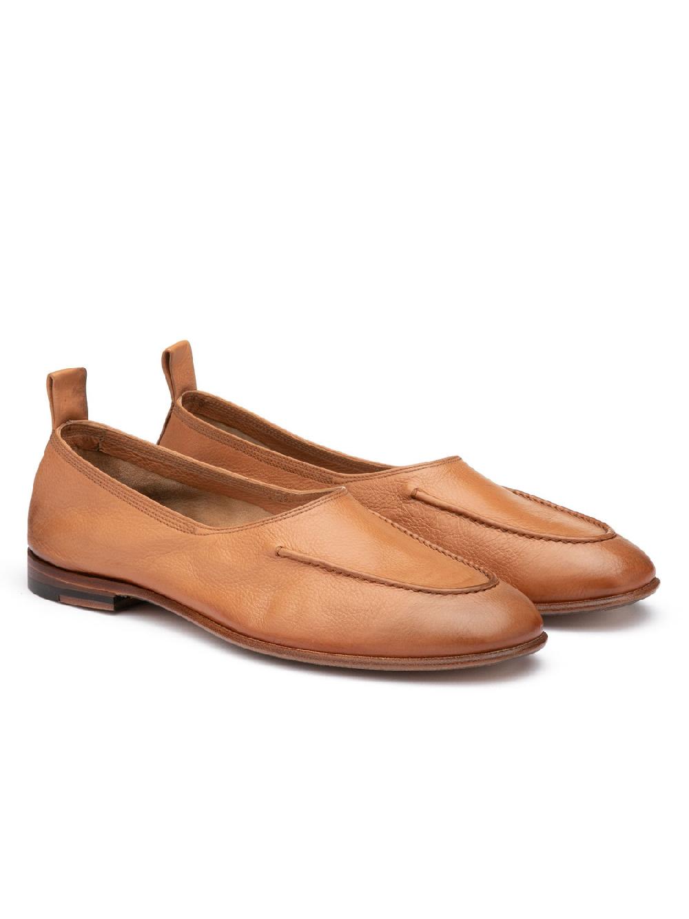 Silvano Sassetti Slippers in pelle color caramello Fino Al -60%