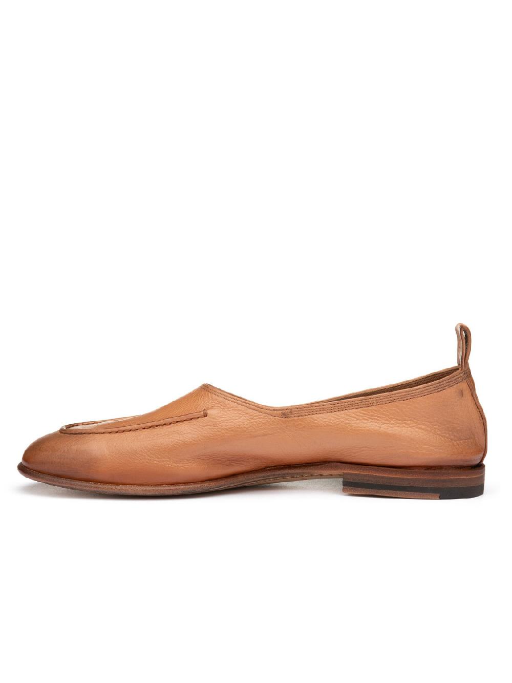 Silvano Sassetti Slippers in pelle color caramello Fino Al -60%
