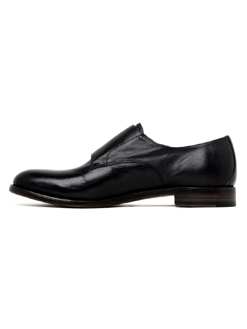Silvano Sassetti Scarpe monk nere con doppia fibbia Presa