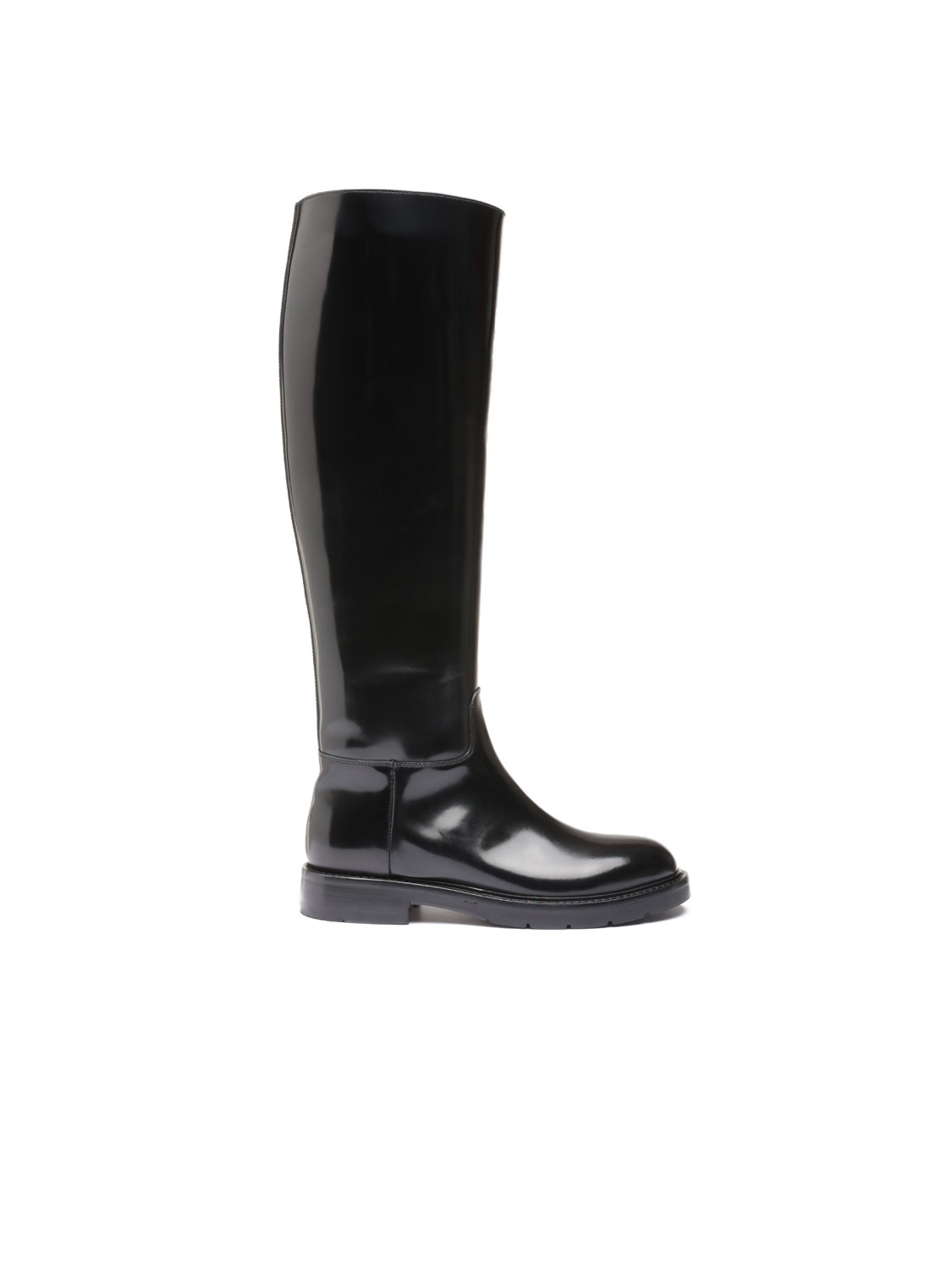 Silvano Sassetti Stivali Merini in pelle nera Sconto