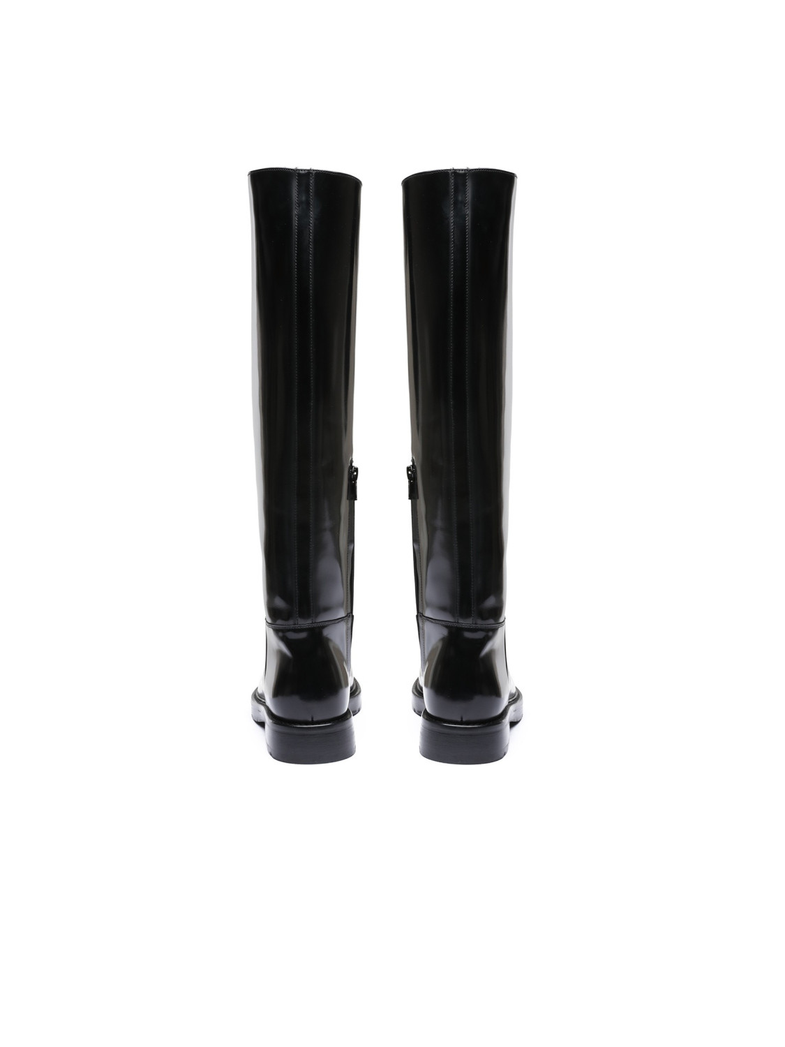 Silvano Sassetti Stivali Merini in pelle nera Sconto