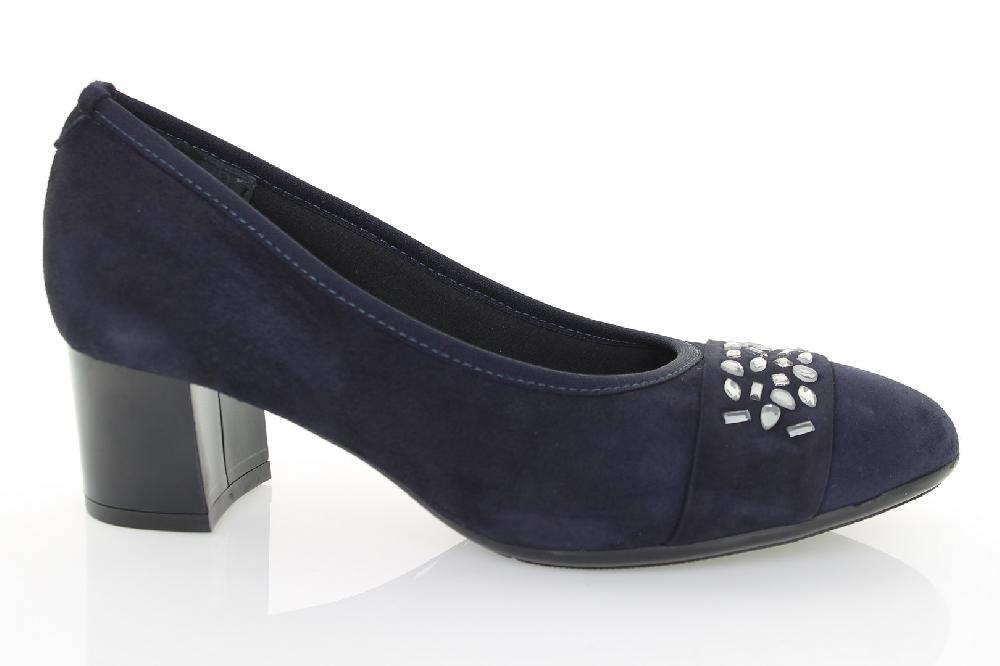 Soffice Sogno Décolleté in camoscio con strass Promozione Limitata