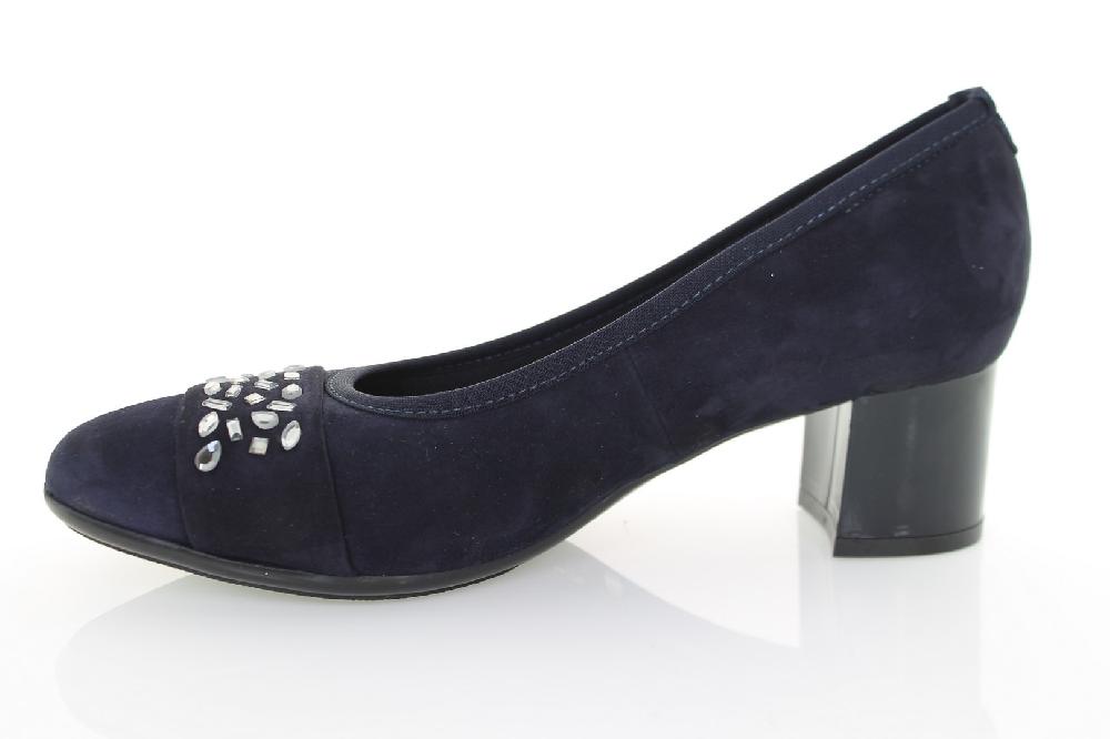 Soffice Sogno Décolleté in camoscio con strass Promozione Limitata