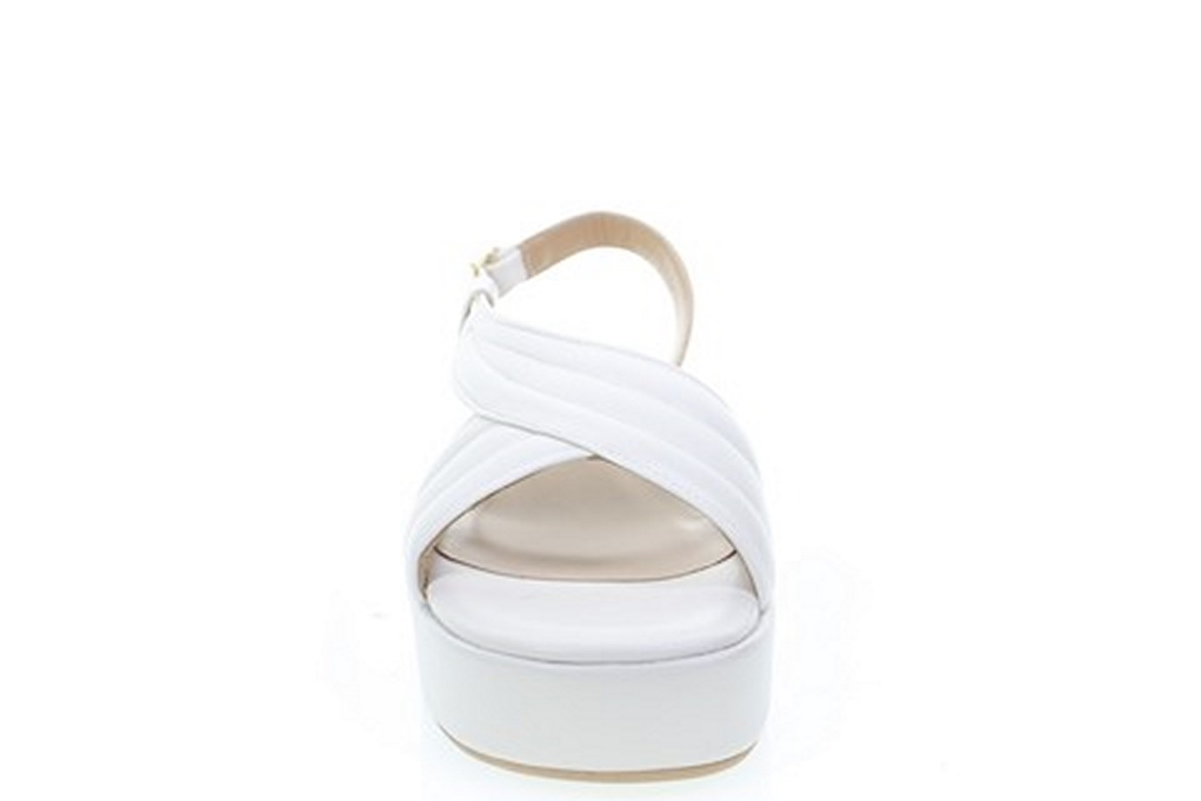 Soffice Sogno Sandalo in pelle con plateau Presa