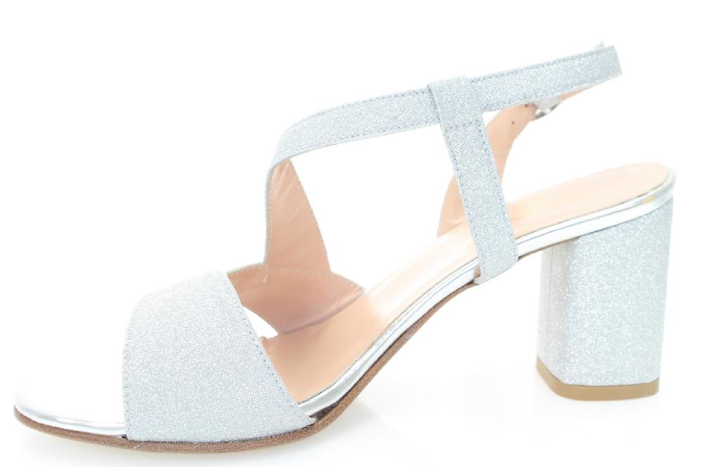 Soffice Sogno Sandalo in tessuto effetto glitter Negozio