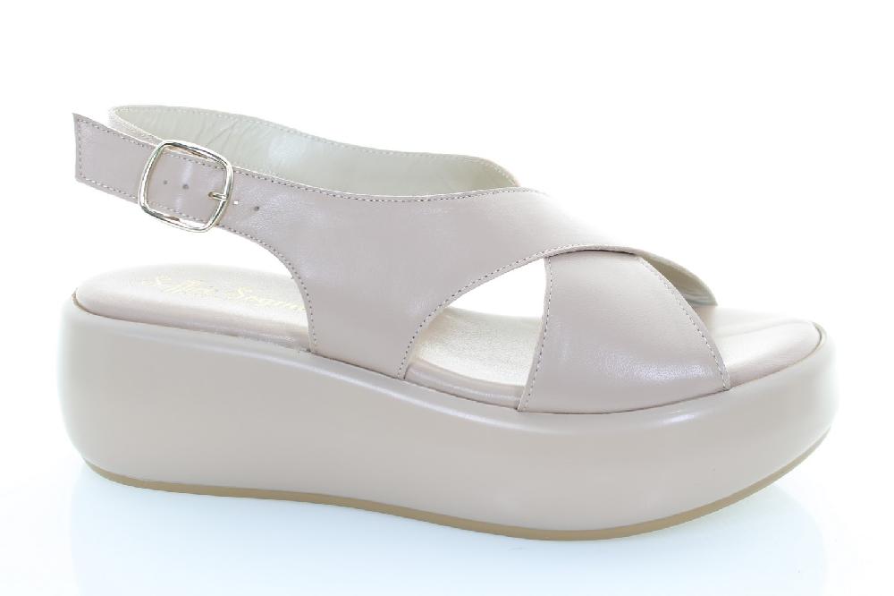 Soffice Sogno Sandalo in pelle a fasce incrociate Promozione Limitata