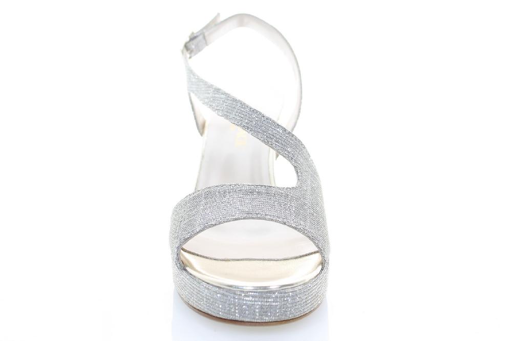 Soffice Sogno Sandalo in tessuto effetto glitter Saldi Di Fabbrica