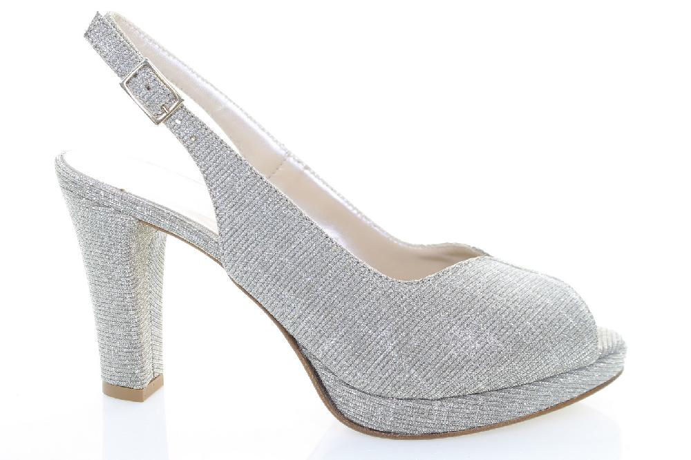 Soffice Sogno Sandalo in tessuto effetto glitter Vendite Flash