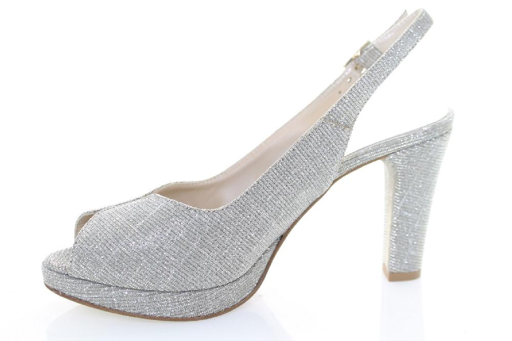 Soffice Sogno Sandalo in tessuto effetto glitter Vendite Flash