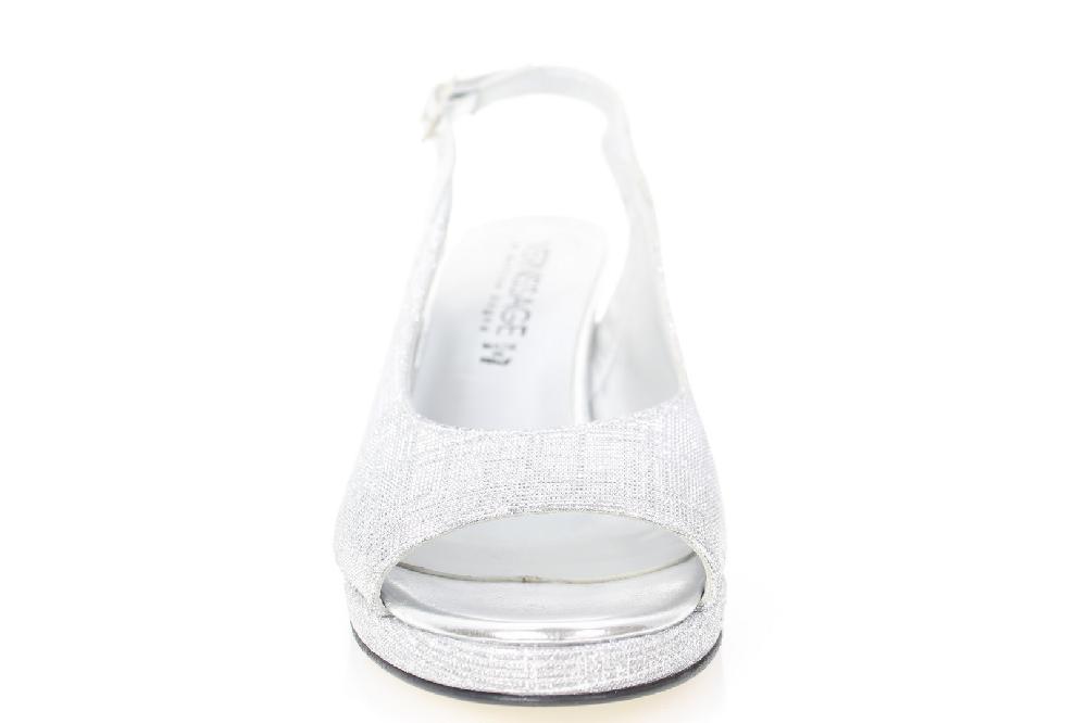 Soffice Sogno Sandalo in tessuto effetto glitter Promozione