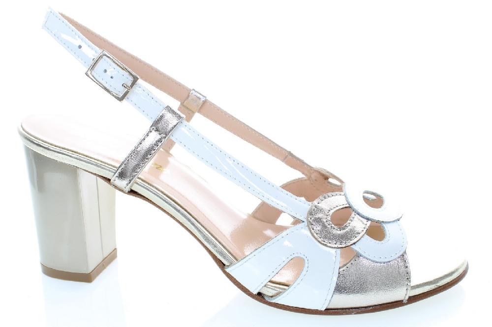Soffice Sogno Sandalo in pelle laminata e vernice Shopping Online