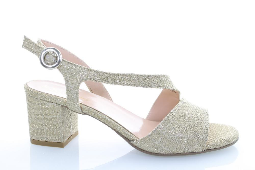 Soffice Sogno Sandalo in tessuto glitter In Vendita