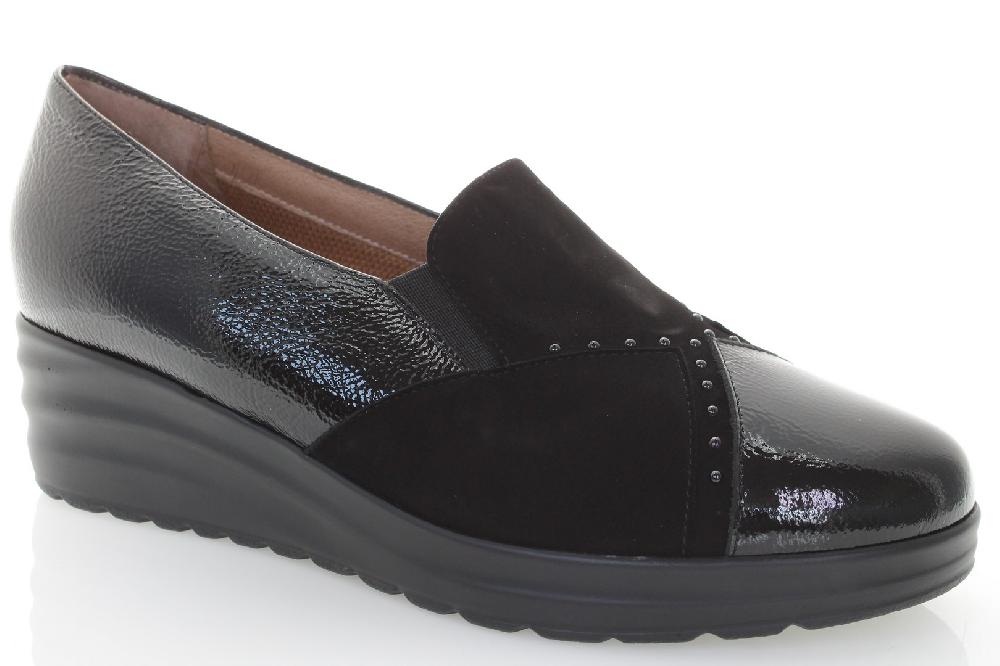 Soffice Sogno SLIP ON IN PELLE EFFETTO VERNICE Italia