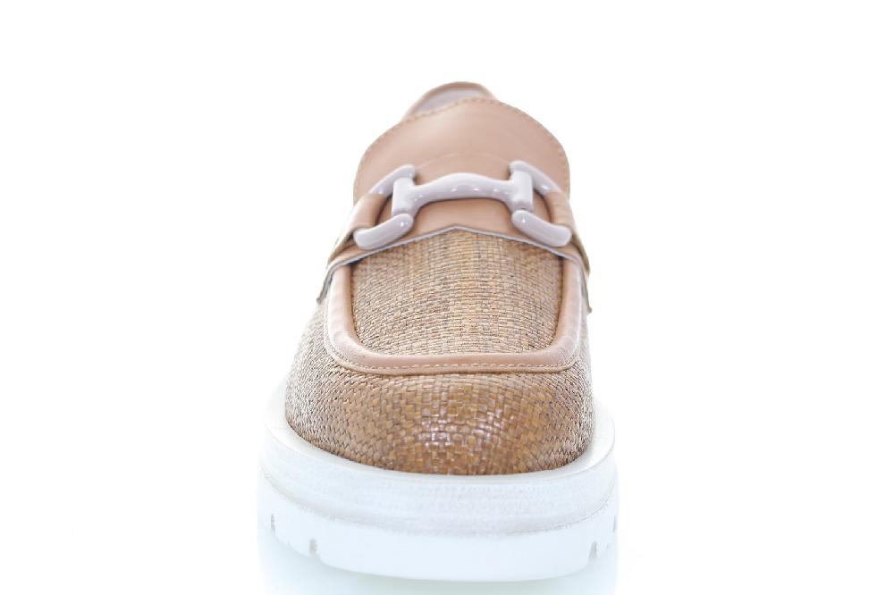Soffice Sogno Mocassino in tessuto e pelle Offerte