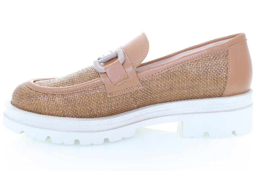 Soffice Sogno Mocassino in tessuto e pelle Offerte