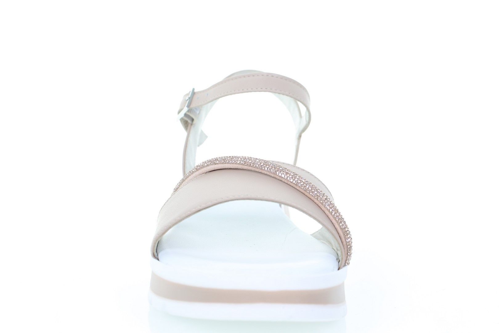 Soffice Sogno Sandalo in pelle con ornamento Saldi