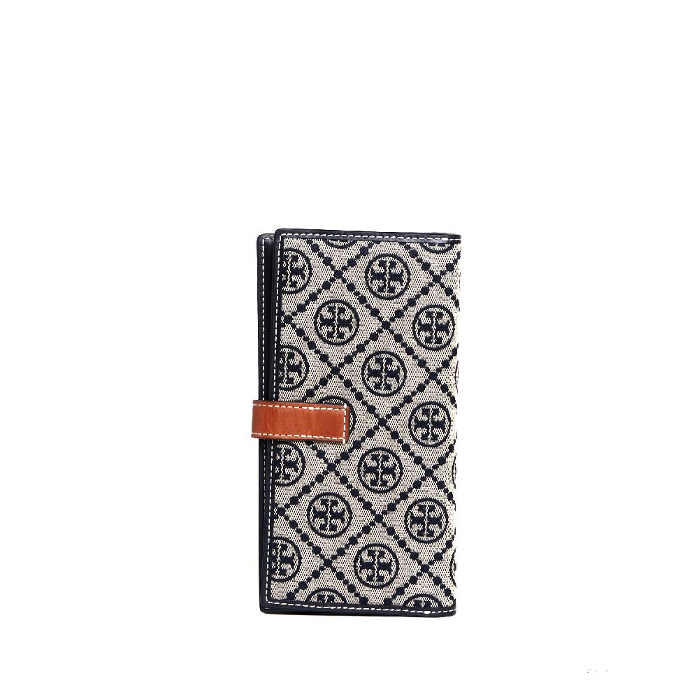 Sorelle Perego zip slim wallet tessuto logo blu Negozio