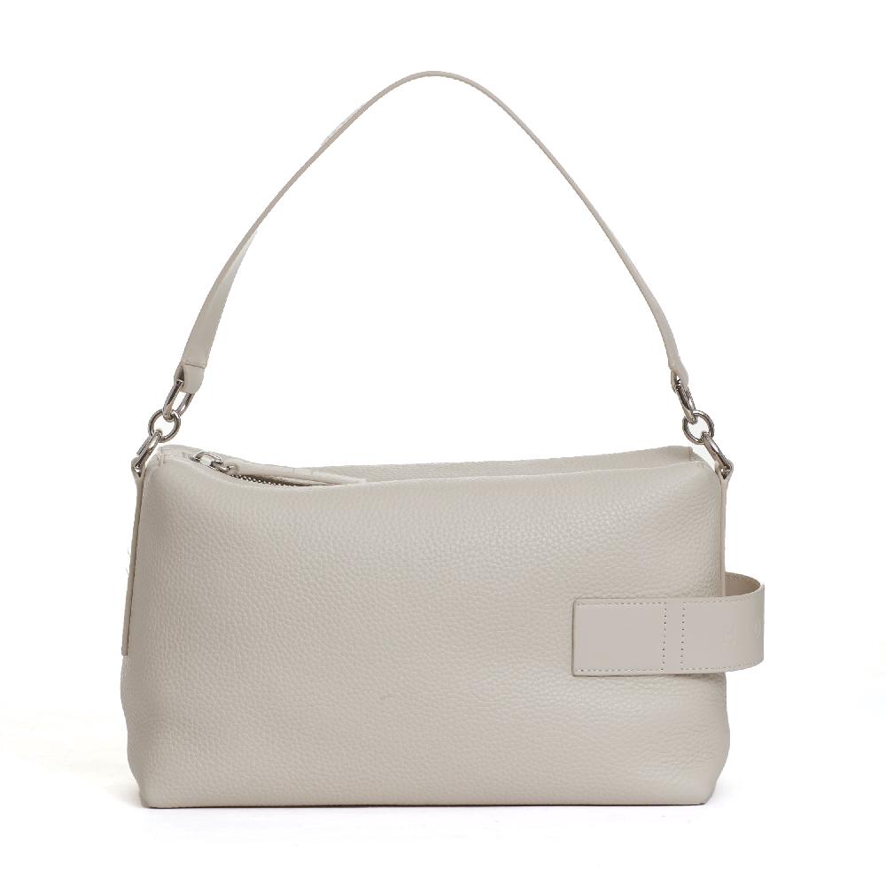 Sorelle Perego bauletto script pelle panna In Saldo