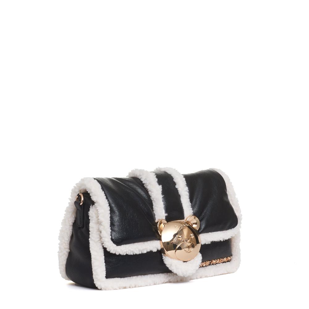 Sorelle Perego borsa orsetto ecomontone nero Italia