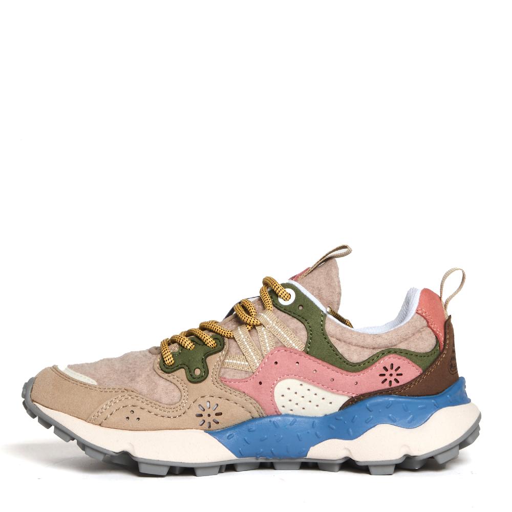 Sorelle Perego sneakers beige verde e rosa Spedizione Gratuita
