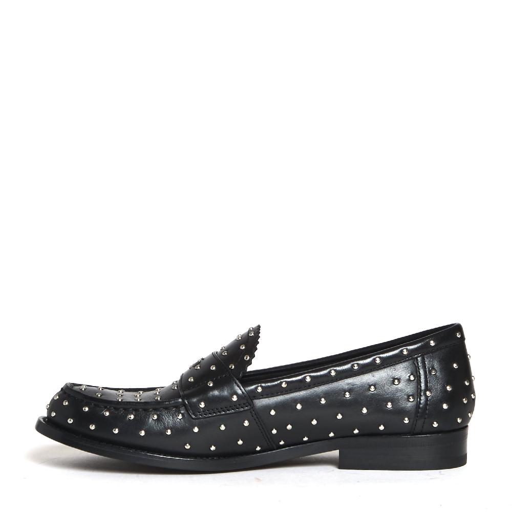 Sorelle Perego classic stud loafer black Affare Del Giorno