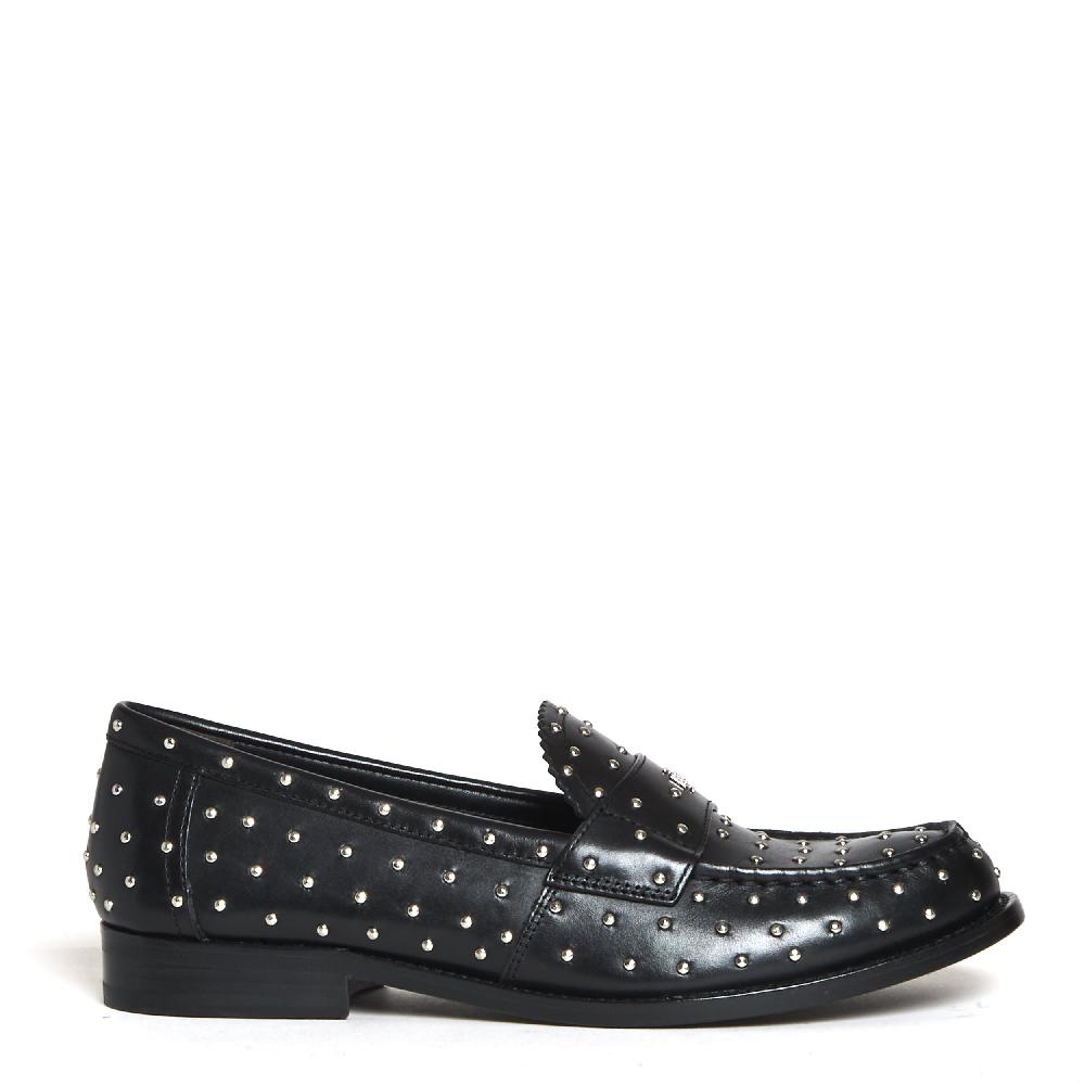Sorelle Perego classic stud loafer black Affare Del Giorno