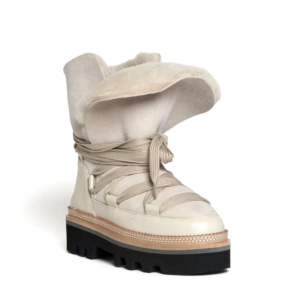 Sorelle Perego stivaletto montone beige Offerta