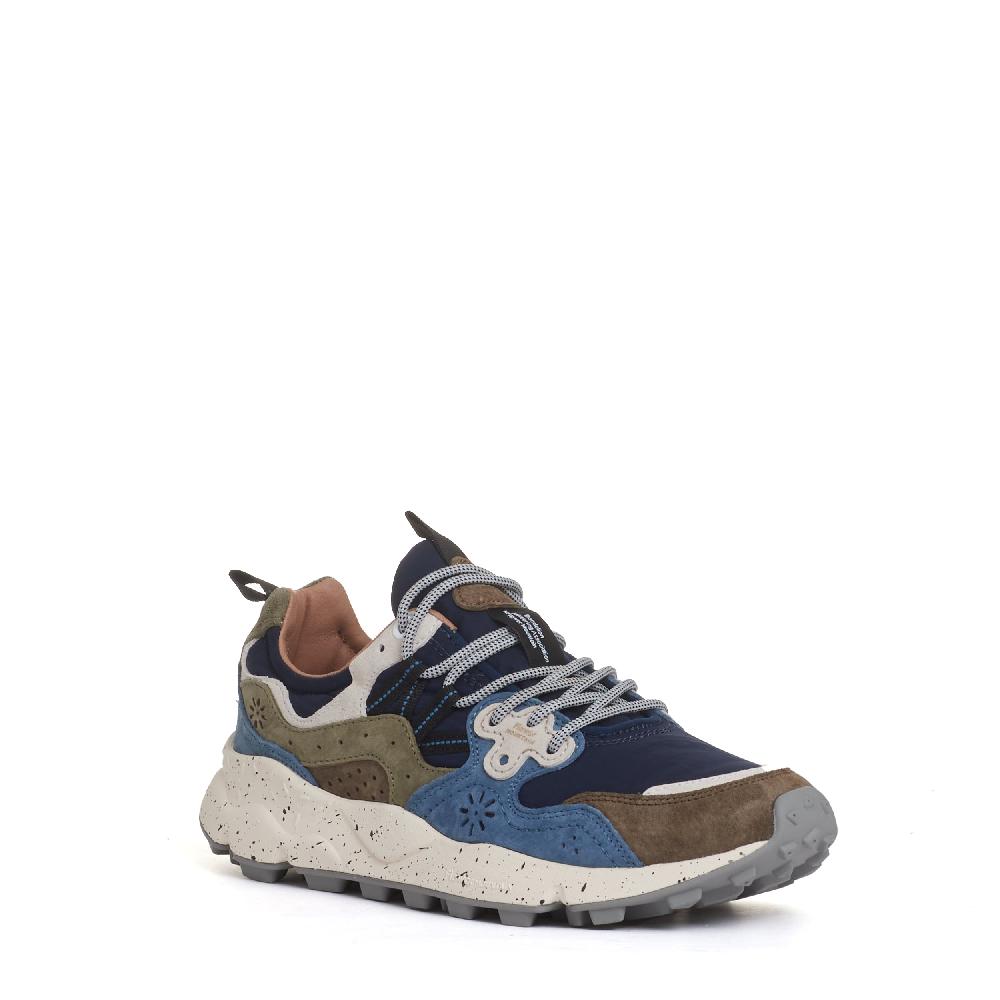 Sorelle Perego sneakers azzurra verde e grigia In Vendita