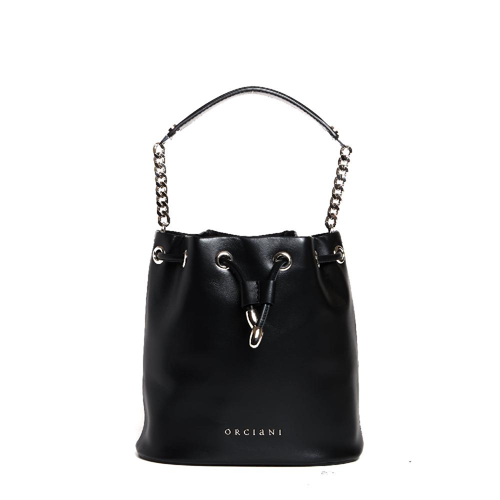 Sorelle Perego secchiello mini pelle nero Offerte