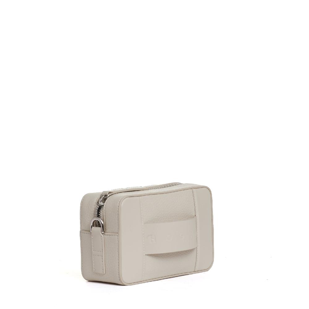Sorelle Perego camera bag pelle panna Saldi Di Fabbrica