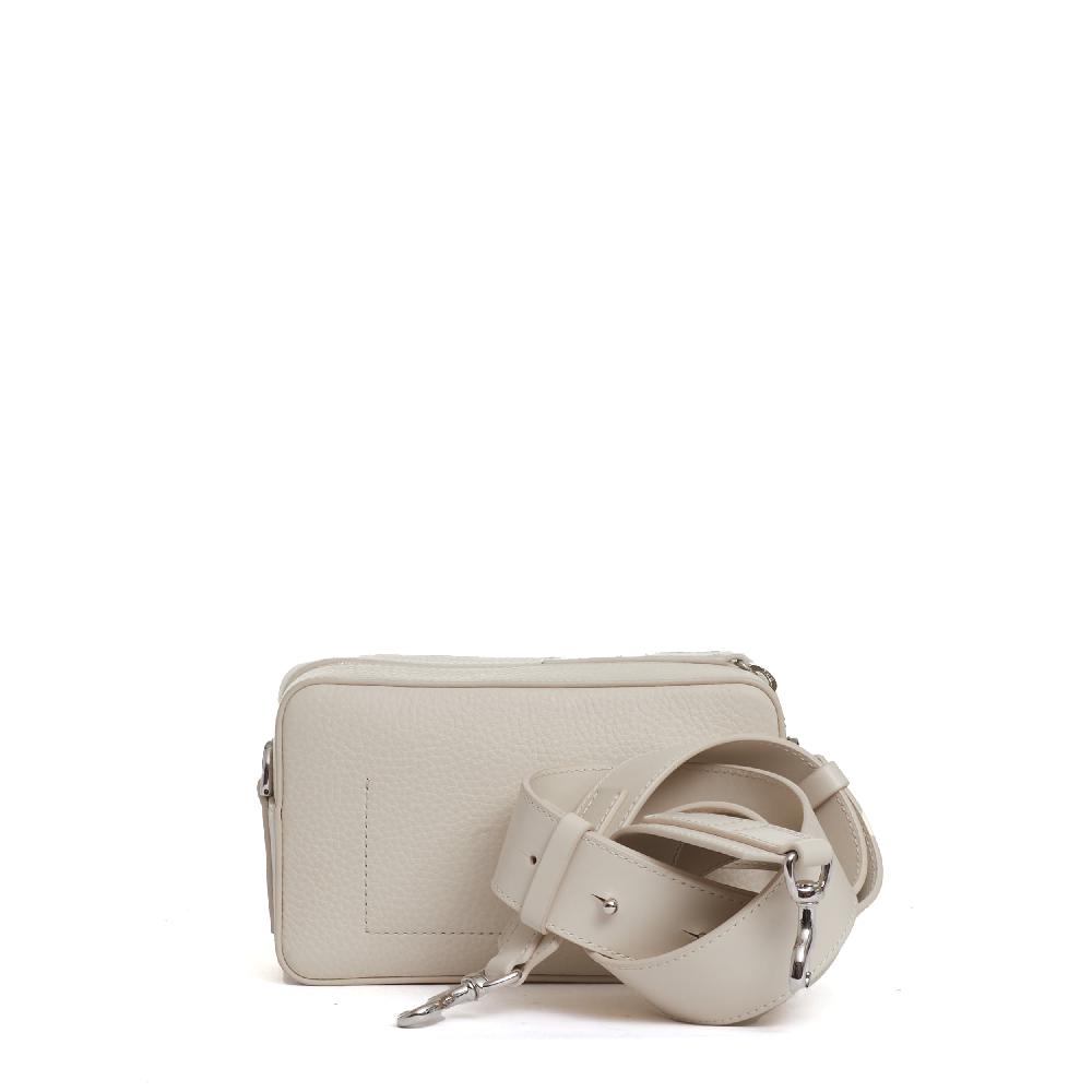 Sorelle Perego camera bag pelle panna Saldi Di Fabbrica
