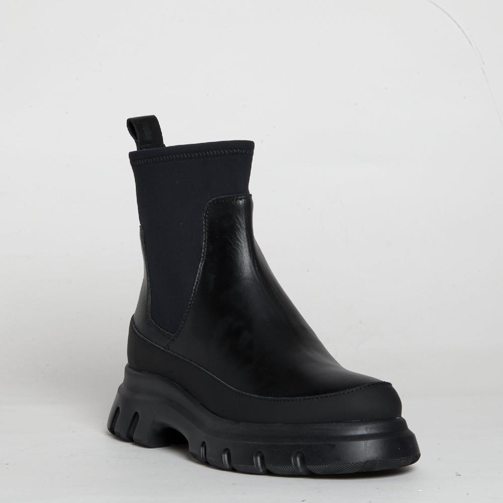 Sorelle Perego chelsea boot pelle nero Nuovo