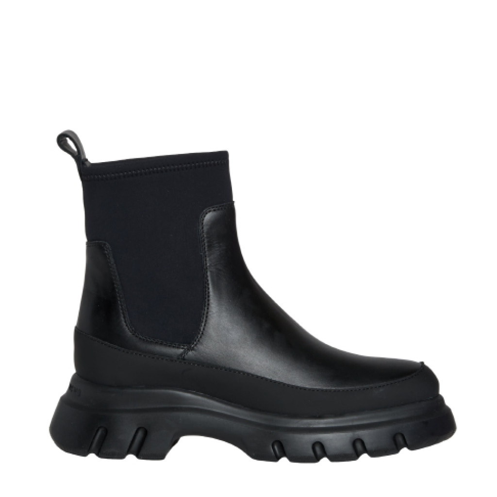 Sorelle Perego chelsea boot pelle nero Nuovo