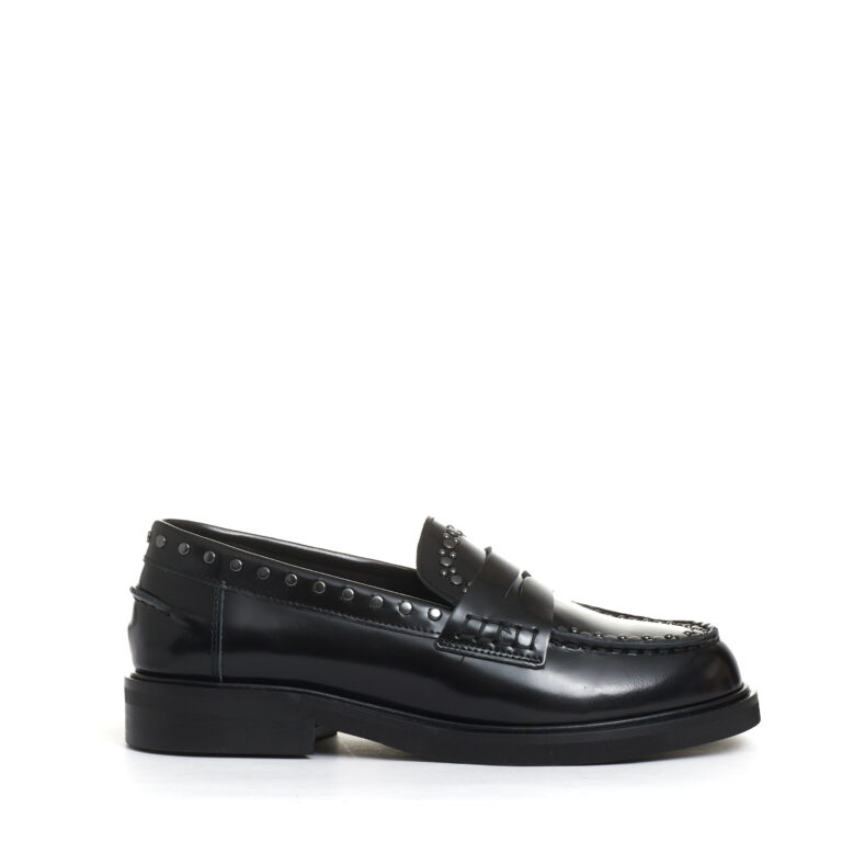 Sorelle Perego mocassino nero con borchie Negozi Online