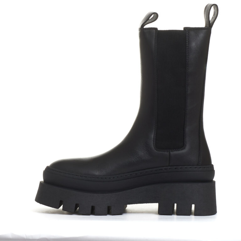 Sorelle Perego chelsea boot doppio fondo nero Consegna Veloce
