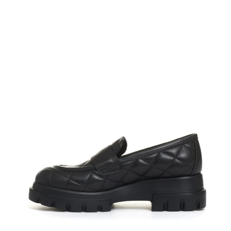 Sorelle Perego mocassino matelasse nero Fino Al -60%